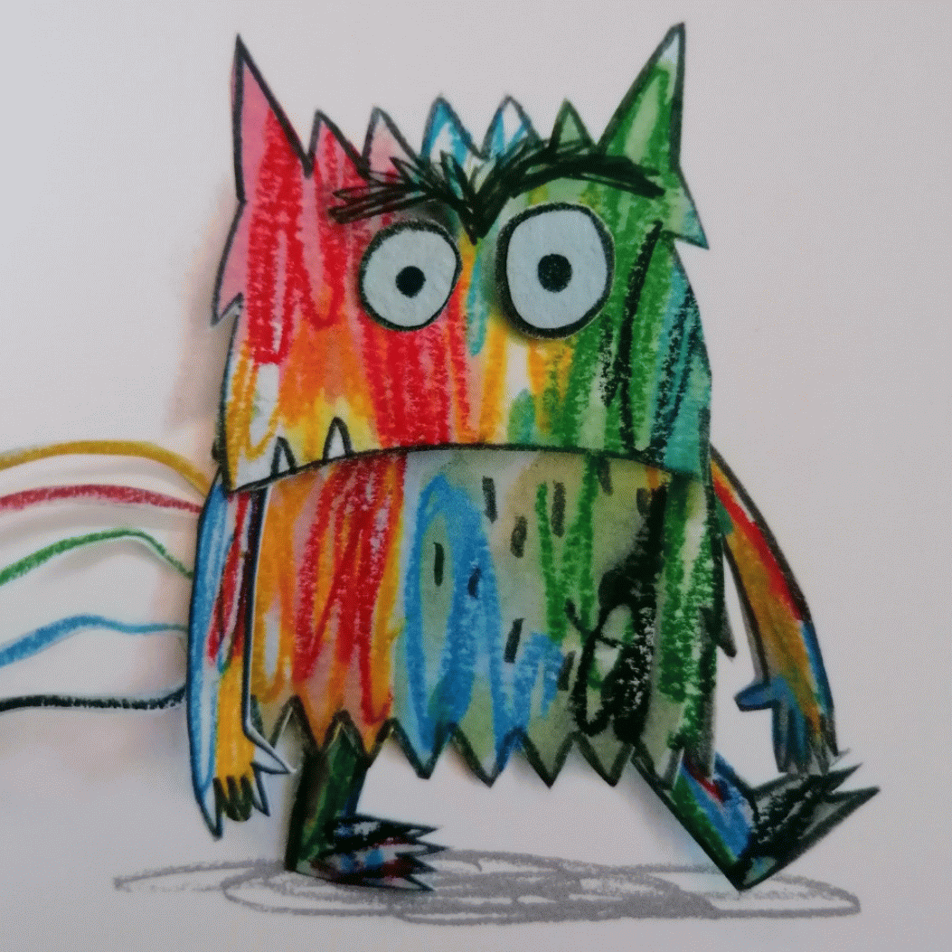 Muñecos El Monstruo de Colores