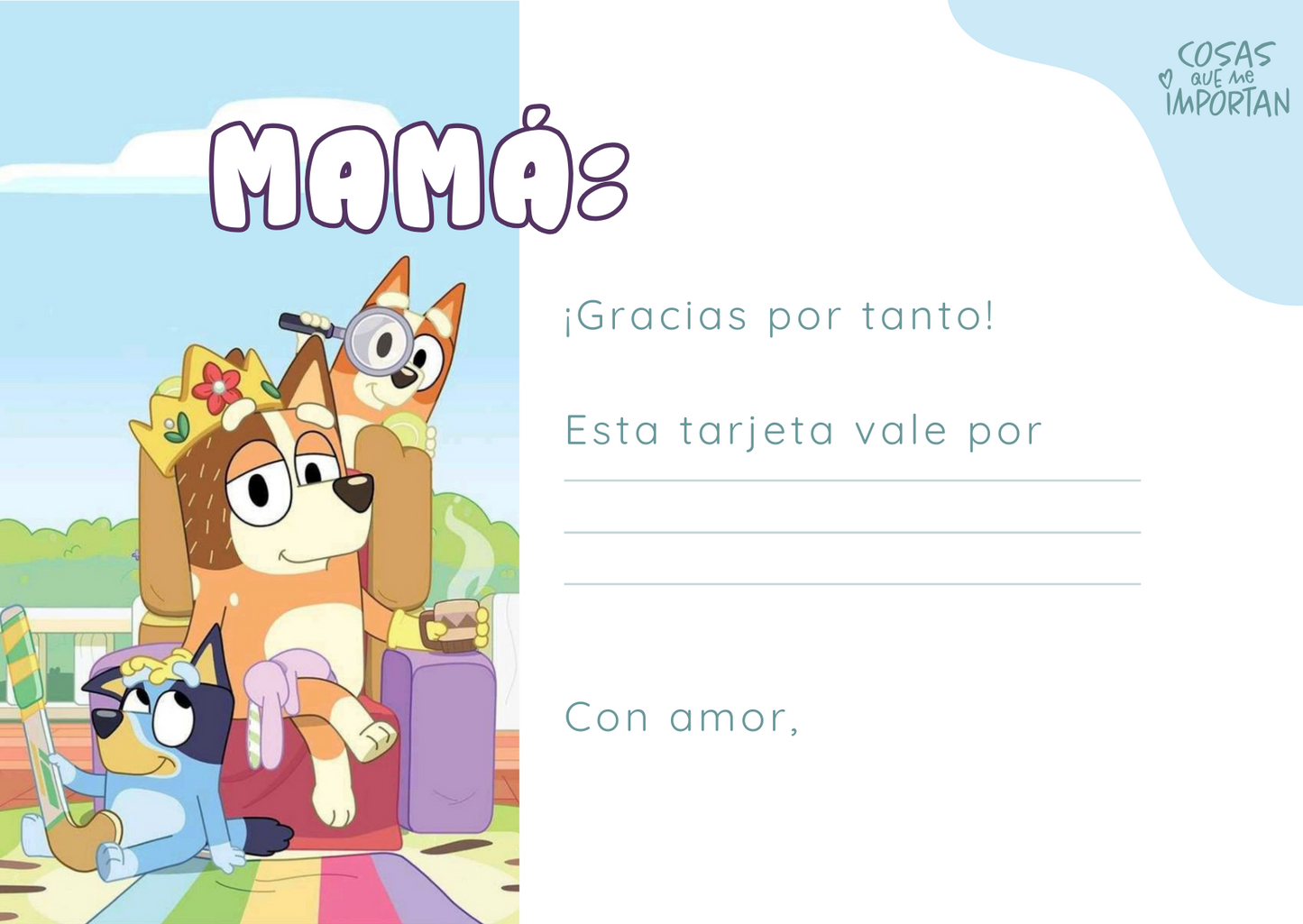 Tarjeta Mamá