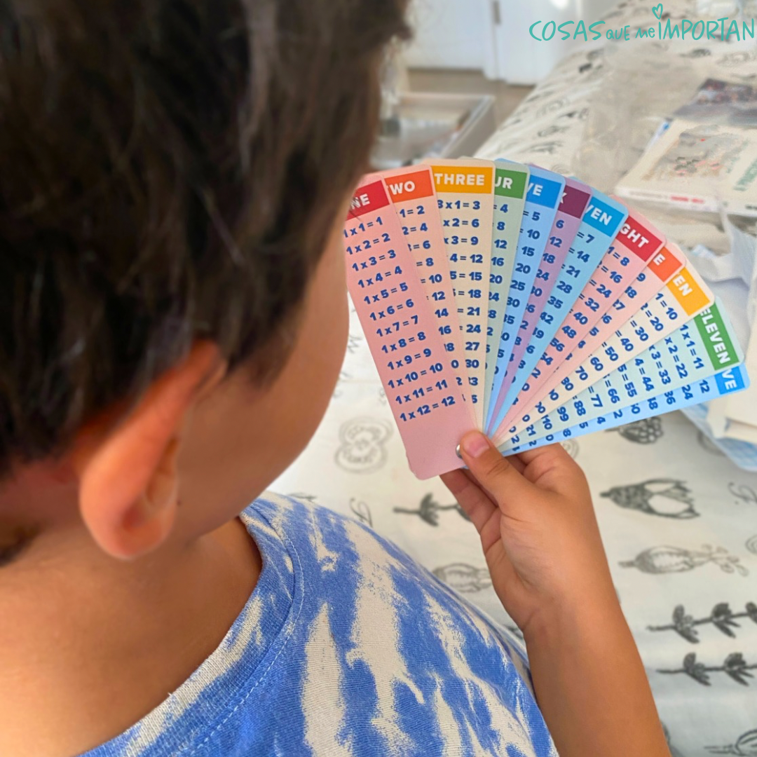 Tablas de multiplicación