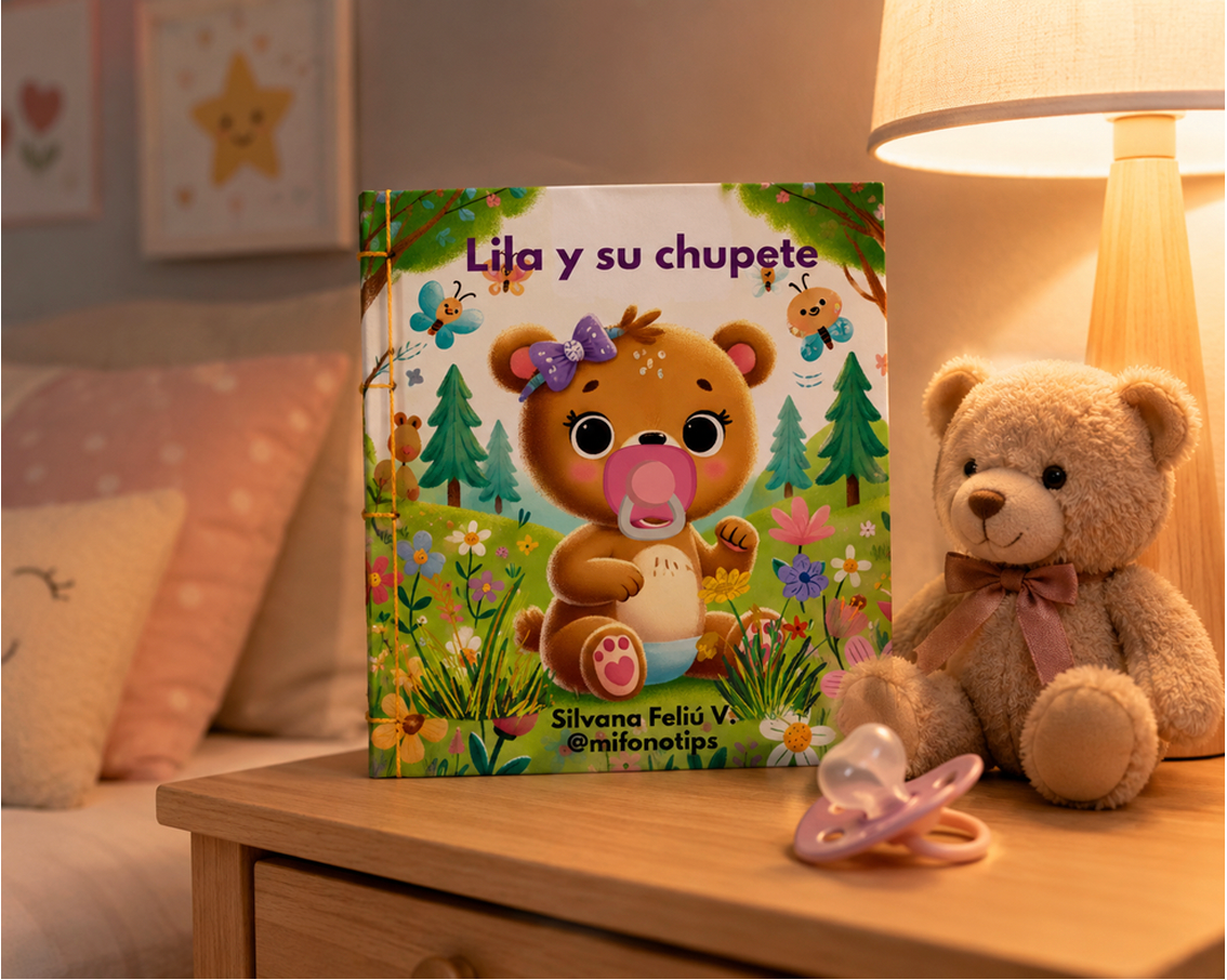 Lila y su chupete