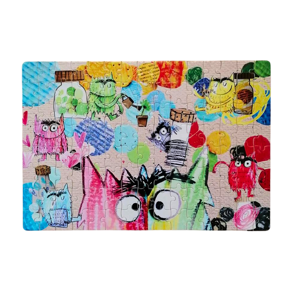 Puzzle Rompecabezas Emociones basado en El Monstruo de Colores