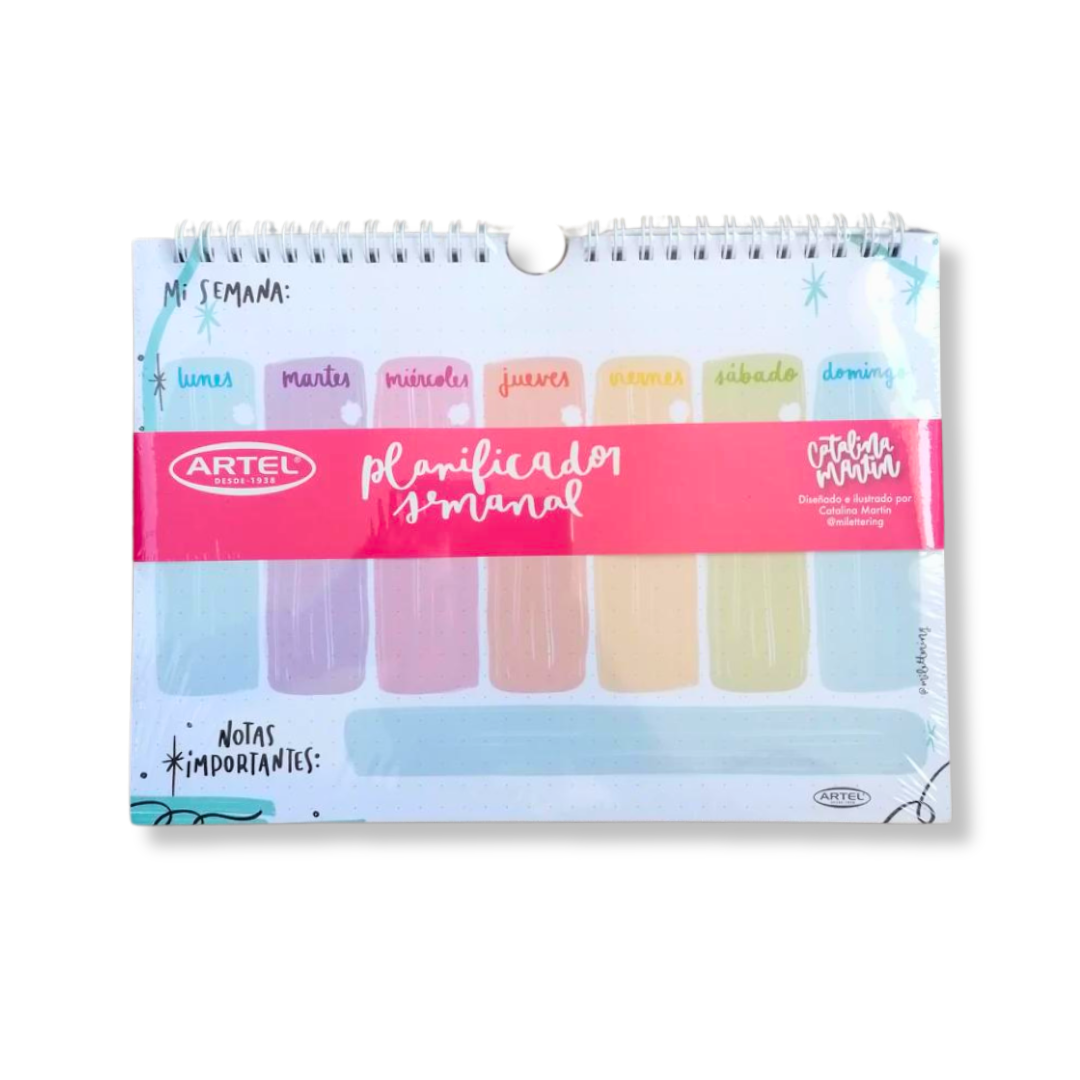 Planner semanal colores