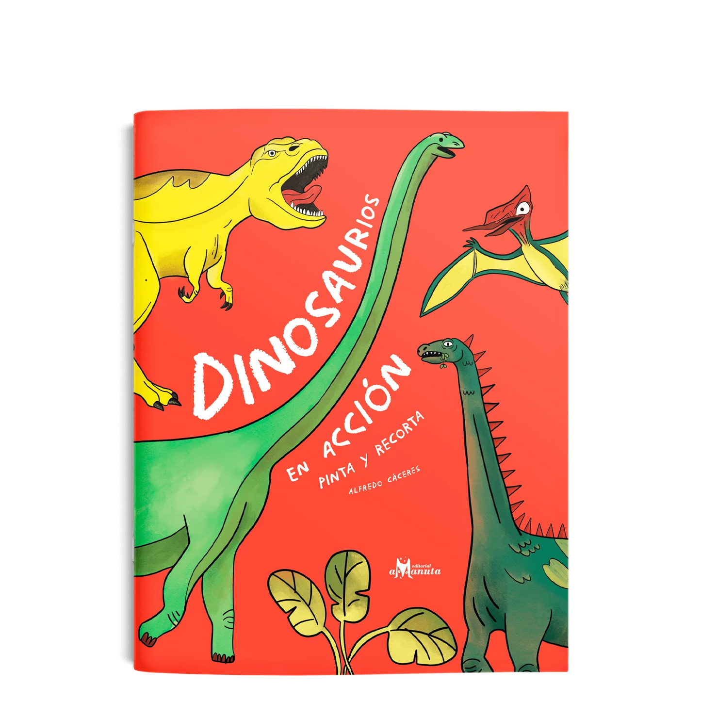 Dinosaurios en acción. Libro de actividades y para colorear