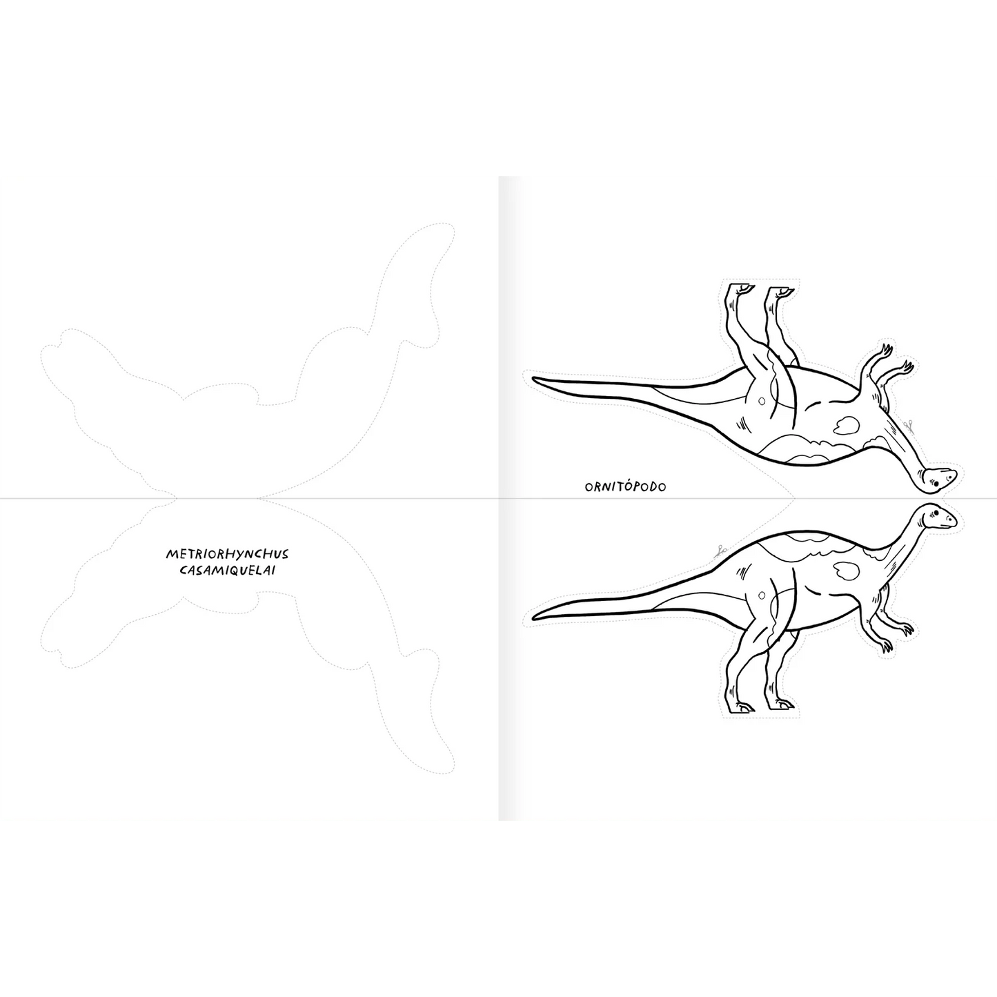 Dinosaurios en acción. Libro de actividades y para colorear