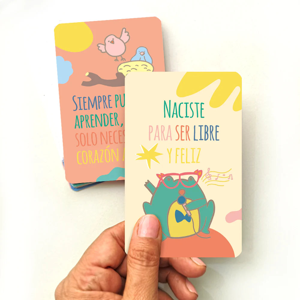 Mis cartas del corazón. 30 frases inspiradoras para niñ@s. Desde 1 año