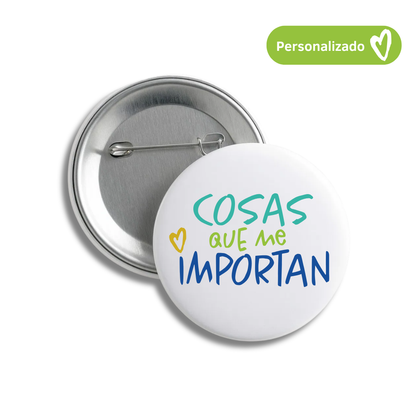 Chapita personalizada