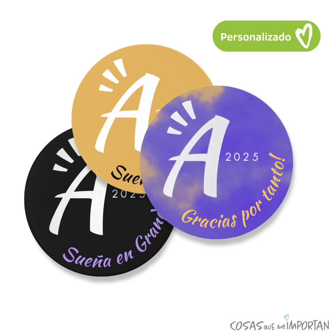 Chapita personalizada