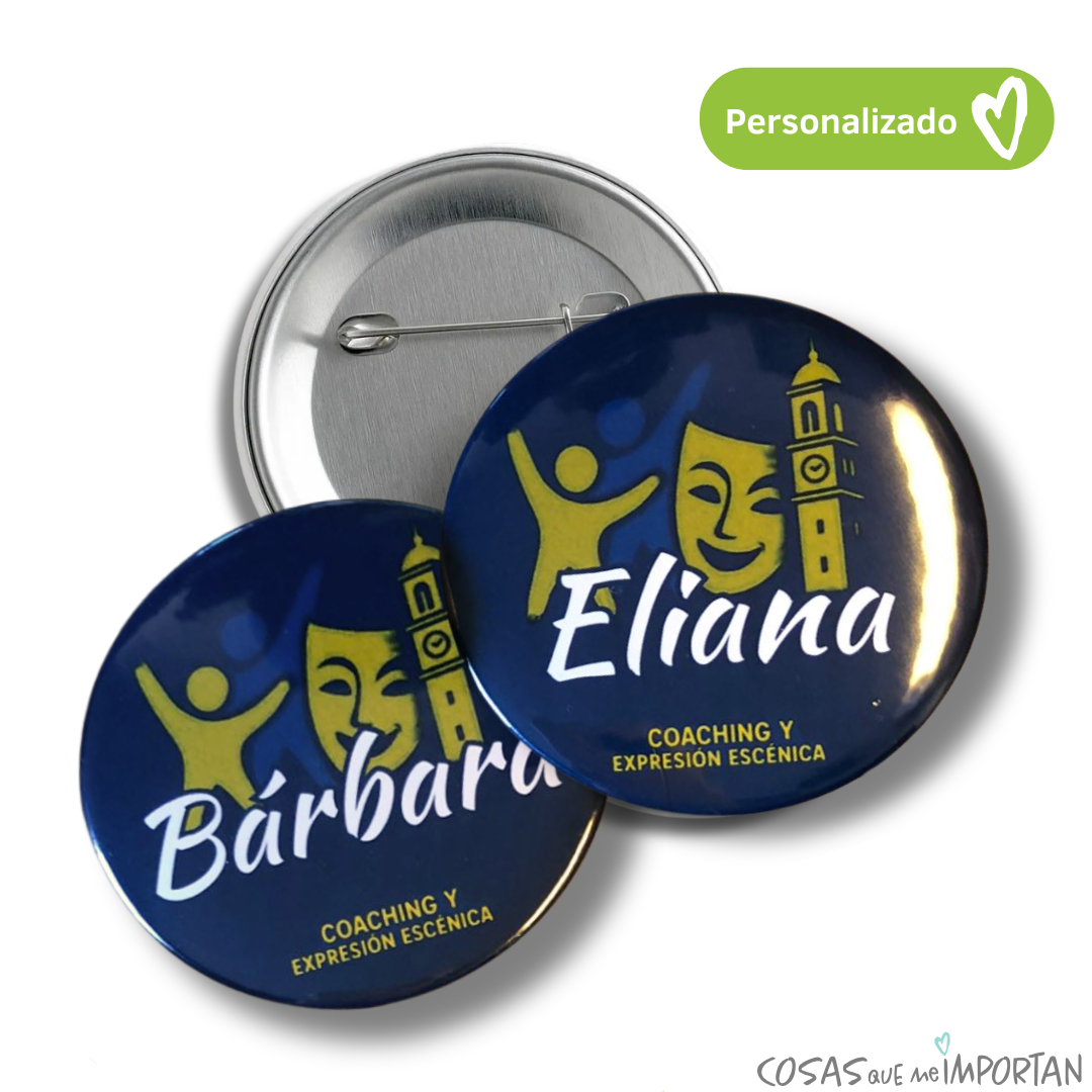 Chapita personalizada