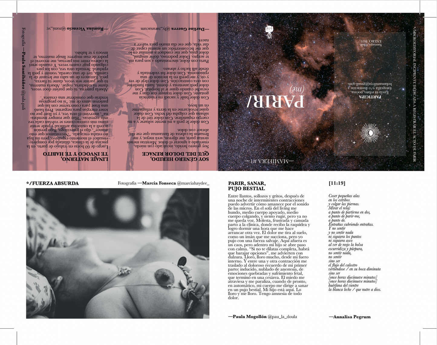 Mamífera Fanzine #1 - Parir(me)