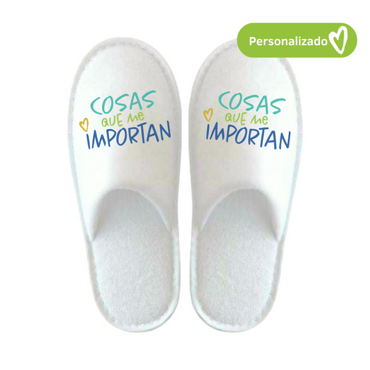 Pantuflas personalizadas