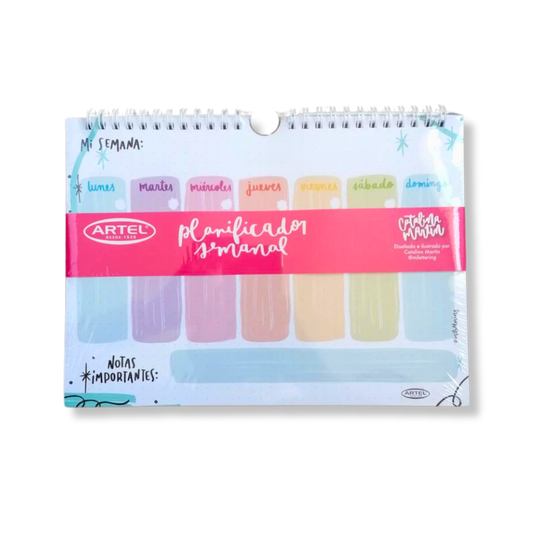 Planner semanal colores