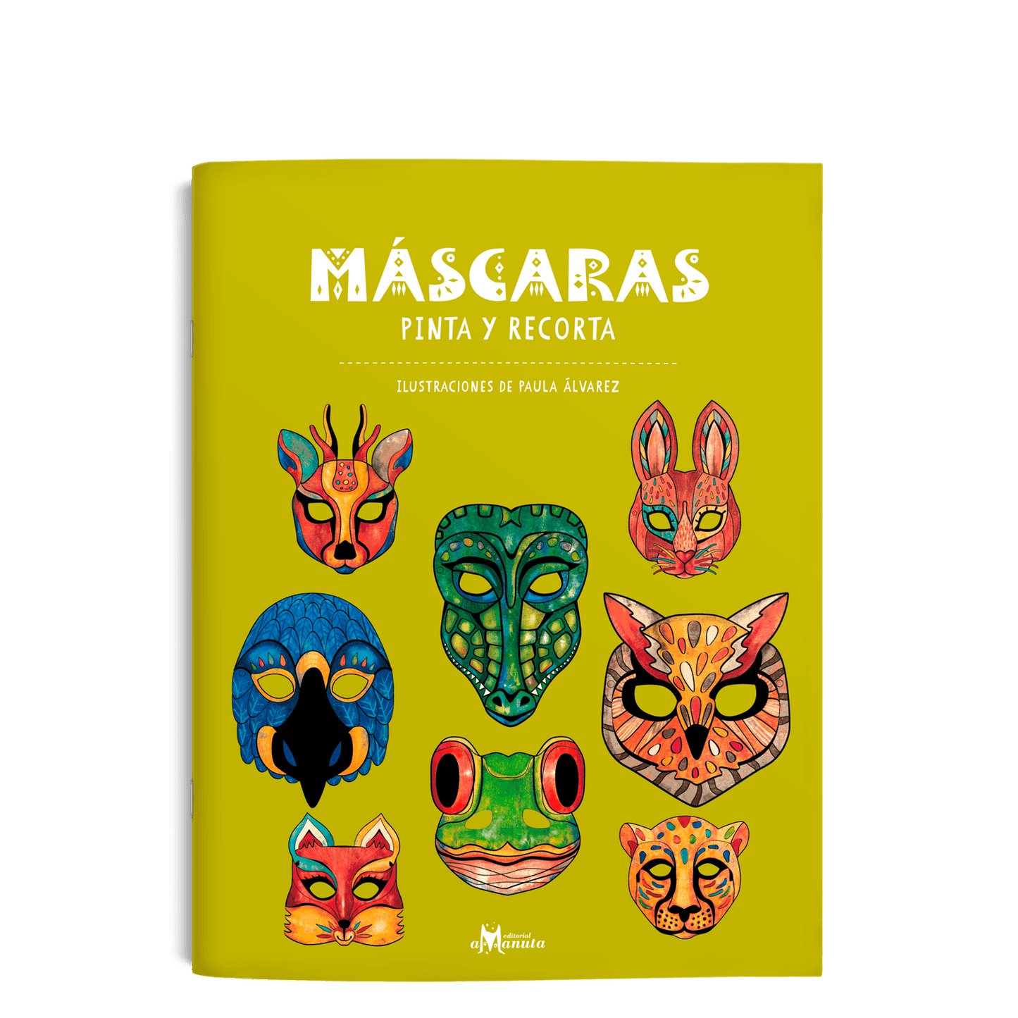 Portada de Máscaras: pinta y recorta