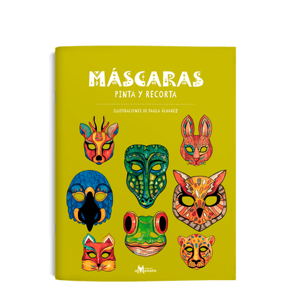 Portada de Máscaras: pinta y recorta