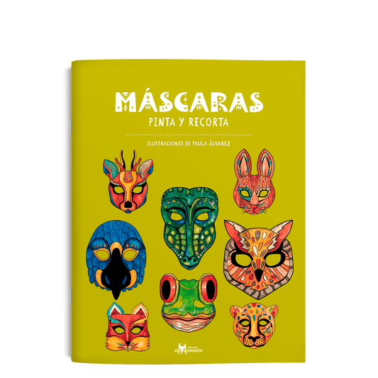 Portada de Máscaras: pinta y recorta