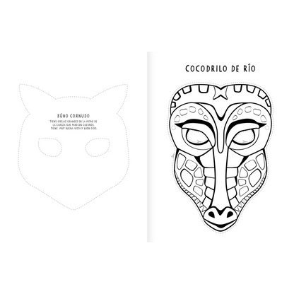 Máscaras: pinta y recorta