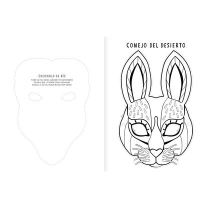 Máscaras: pinta y recorta